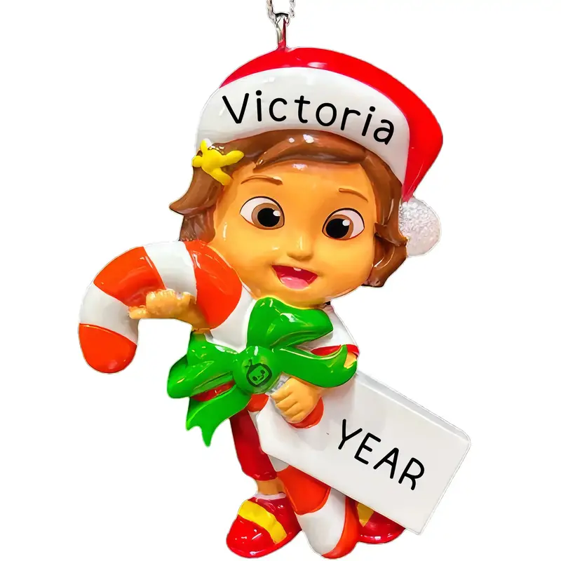 Custom Cocomelon Nina Holiday Ornament 1