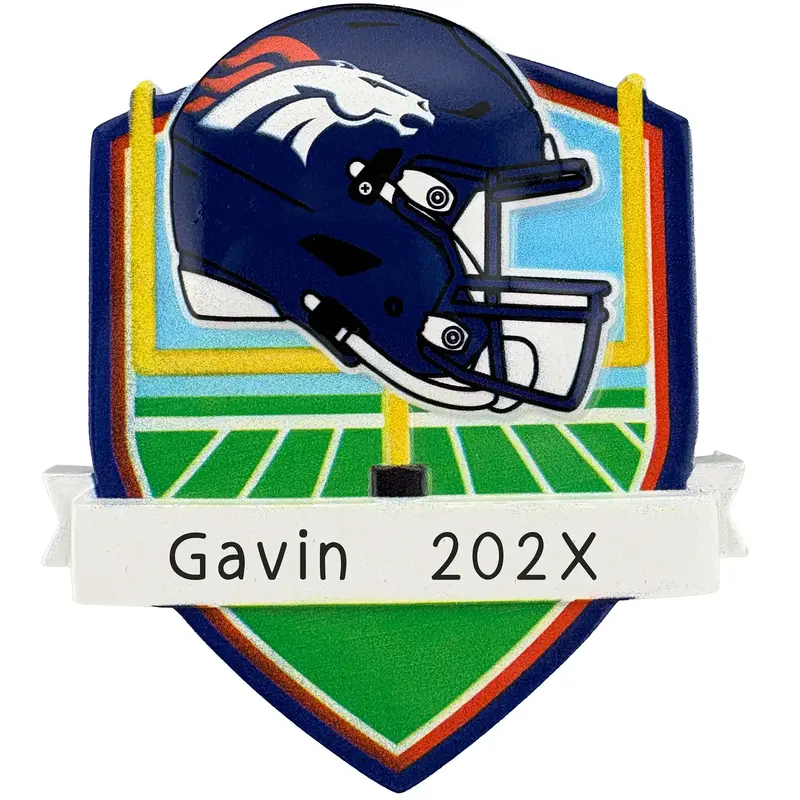 Denver Broncos Fan Ornament – Custom Nfl-Themed Christmas Decoration 1