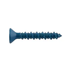 Dewalt Ultracon+ Tapcon Screw – 1/4 In × 1-3/4 In Blue Phillips Flat Head, Pack Of 100 1