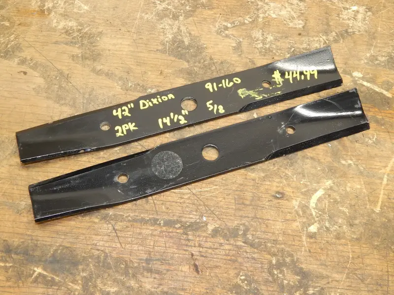Dixon 91-160 Replacement Blade — 14.5" Length For Older 42" Narrow (2") Deck Models 1