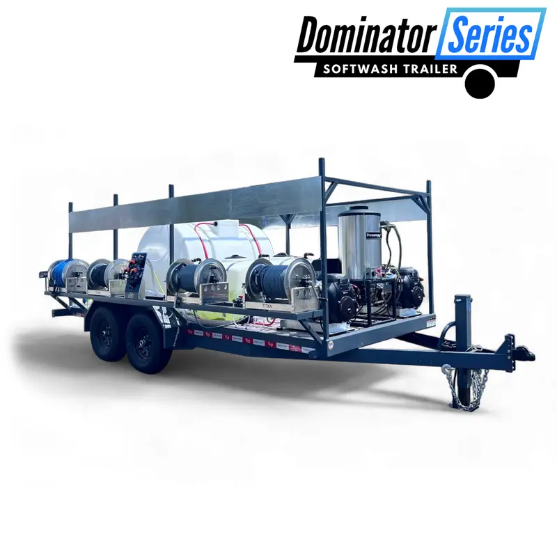 Dominator Series Trailers – High-Capacity, Feature-Rich Wash Rigs 1