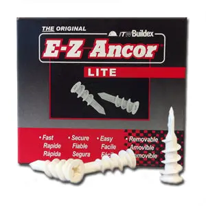Ez-Lite 3/8" Wall Anchors – 100 Per Box 1