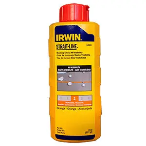 Fluorescent Orange Hi-Visibility Marking Chalk 1