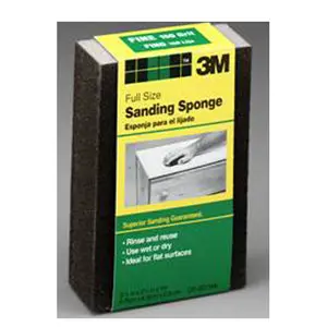 Full-Size Sanding Sponge – Fine Grit For Precision Smoothing 1