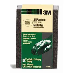 Full-Size Sanding Sponge – Medium Grit For Broad Areas 1
