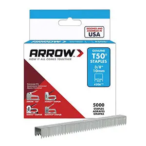 Genuine T50 Staples – 3/8-Inch Length, 5000-Count Box 1