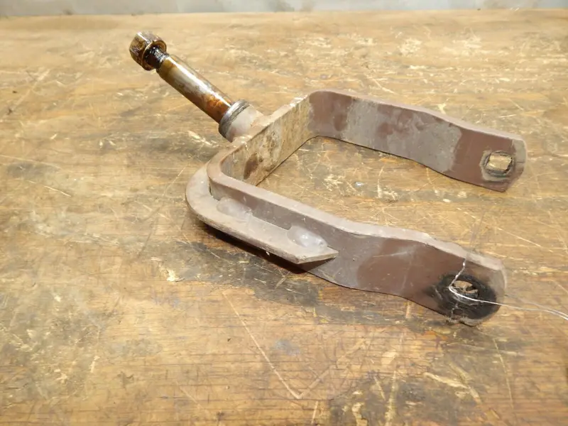 Grasshopper 618 Front Axle Fork – Left Side #604364 1