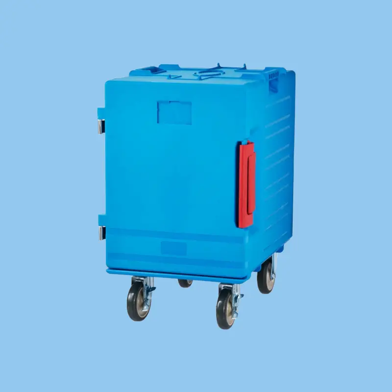 Heena'S Haven Blue Insulated Single-Wall Thermobox With 5-Inch Caster Wheels 1
