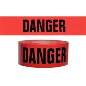 High-Visibility 3-Inch Wide Danger Caution Tape – 1000 Feet Roll 1