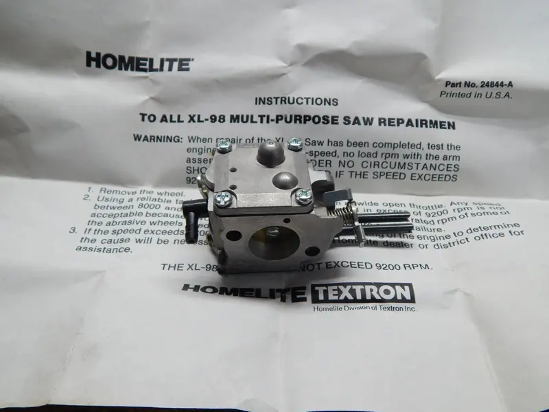Homelite 24844-A Carburetor – Authentic Factory-Replacement For Small Engine Applications 1