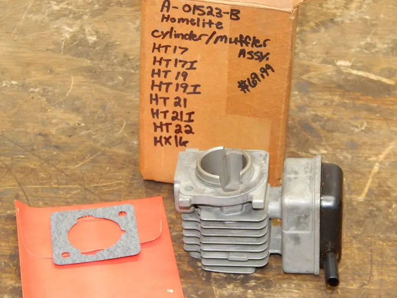 Homelite A-01523-B Cylinder And Muffler Assembly For Hedge Trimmers 1