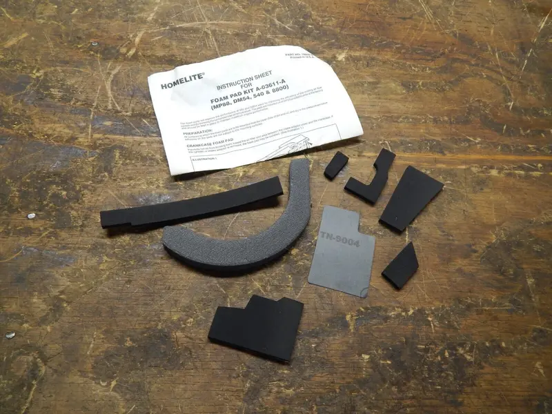 Homelite Genuine Foam Air Filter Pad Kit (Part #A-03611-A) 1