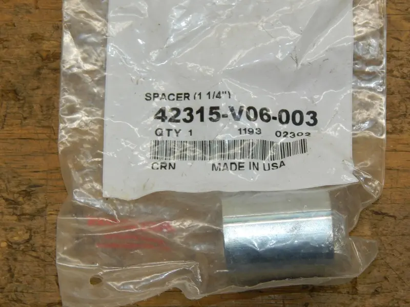Honda Genuine 1¼-Inch Spacer (Part #42315-V06-003) – Precision-Machined, New Oem 1
