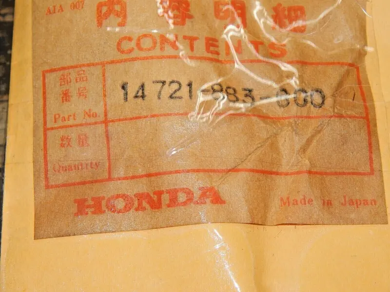 Honda Genuine Exhaust Valve – Part #14721-883-600 (Oem, New) 1