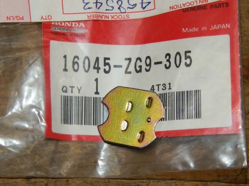 Honda Original Choke Valve (Part #16045-Zg9-305) – Single Unit, Factory New 1