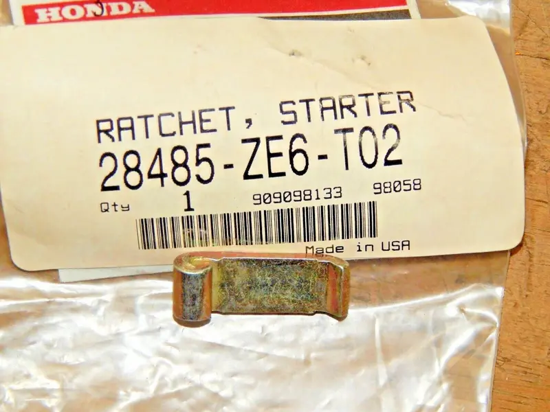 Honda Starter Ratchet – Oem #28485-Ze6-Tp02 (Single Unit, New) 1