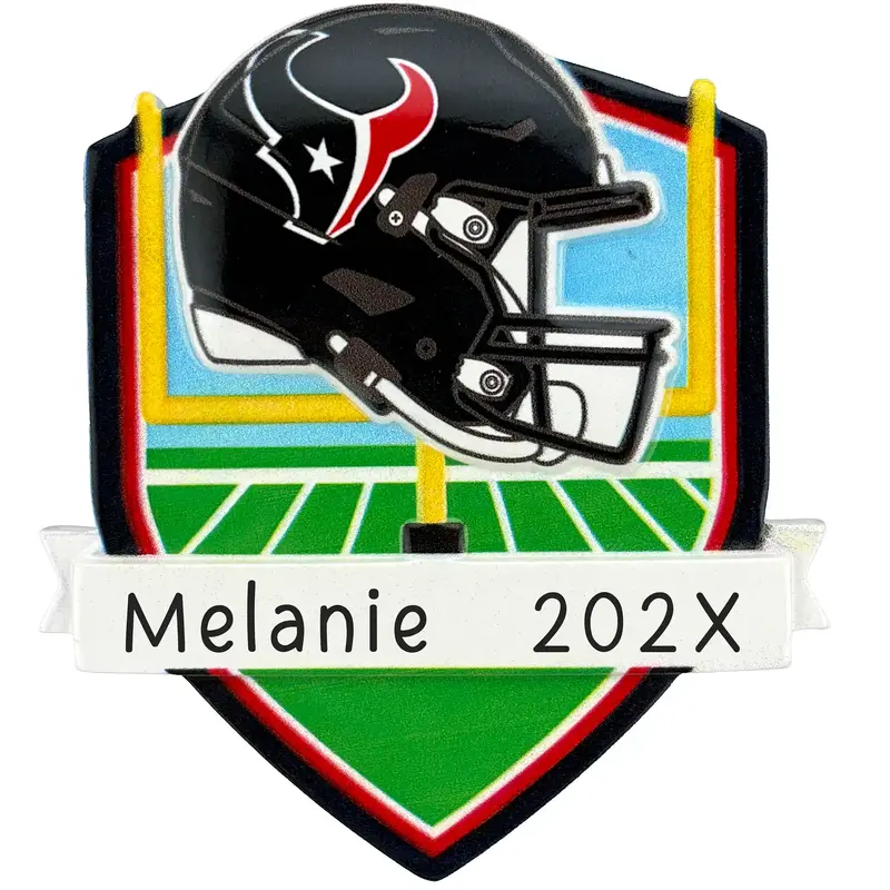 Houston Texans Fan Ornament – Personalized Team Holiday Keepsake 1
