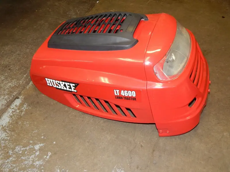 Huskee Lt4600 Hood Assembly – Used Oem Lawn Tractor Component 1
