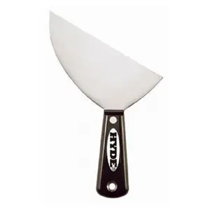 Hyde 6" Clipped Drywall Pointing Knife – Black & Silver 1