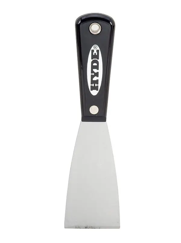 Hyde Tools 02300 Stainless Steel Putty Knife – 2-Inch Rigid Edge Scraper 1