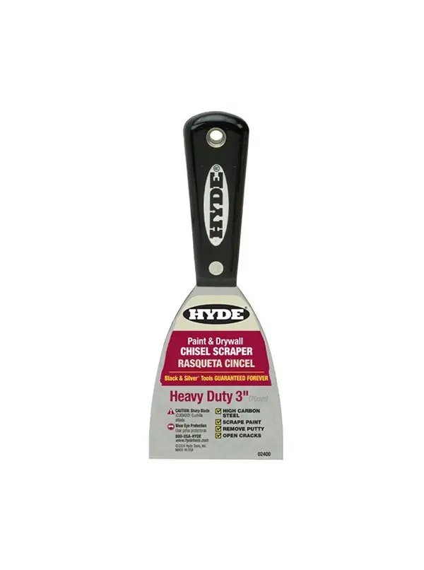 Hyde Tools 02352 Superflexx™ Joint Knife – 3-Inch Black & Silver Flexible Blade 1