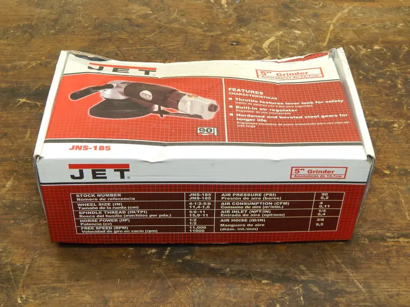 Jet Jns-185 5-Inch Angle Grinder – Professional Grade 1