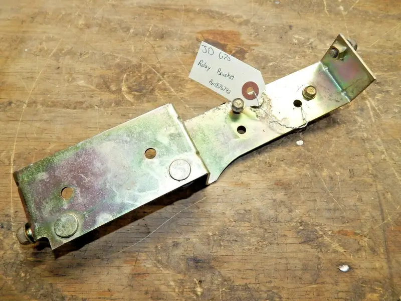 John Deere 670 Tractor Relay Mounting Bracket (Part #Am876792) 1