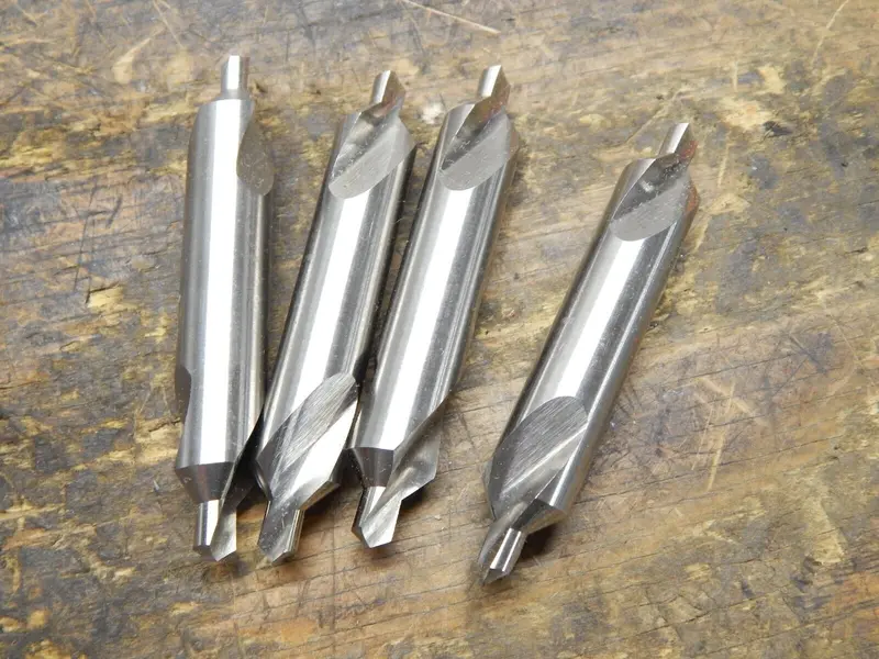 Keo Combination Drill & Countersink Bits – Right-Hand Cut, 82° Angle, Plain Shank (4-Pack) 1