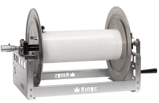 Kings 18-Inch Aluminum Manual Hose Reel With 1/2-Inch Manifold – Model Kr1A18 1