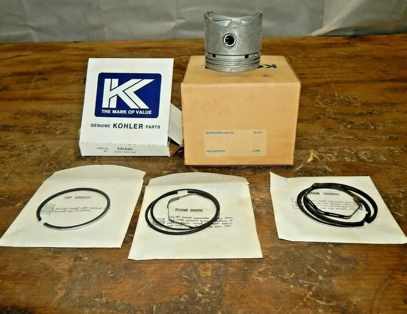 Kohler 4187402S Piston With Ring Set – .010" Oversize (41 874 02-S) 1