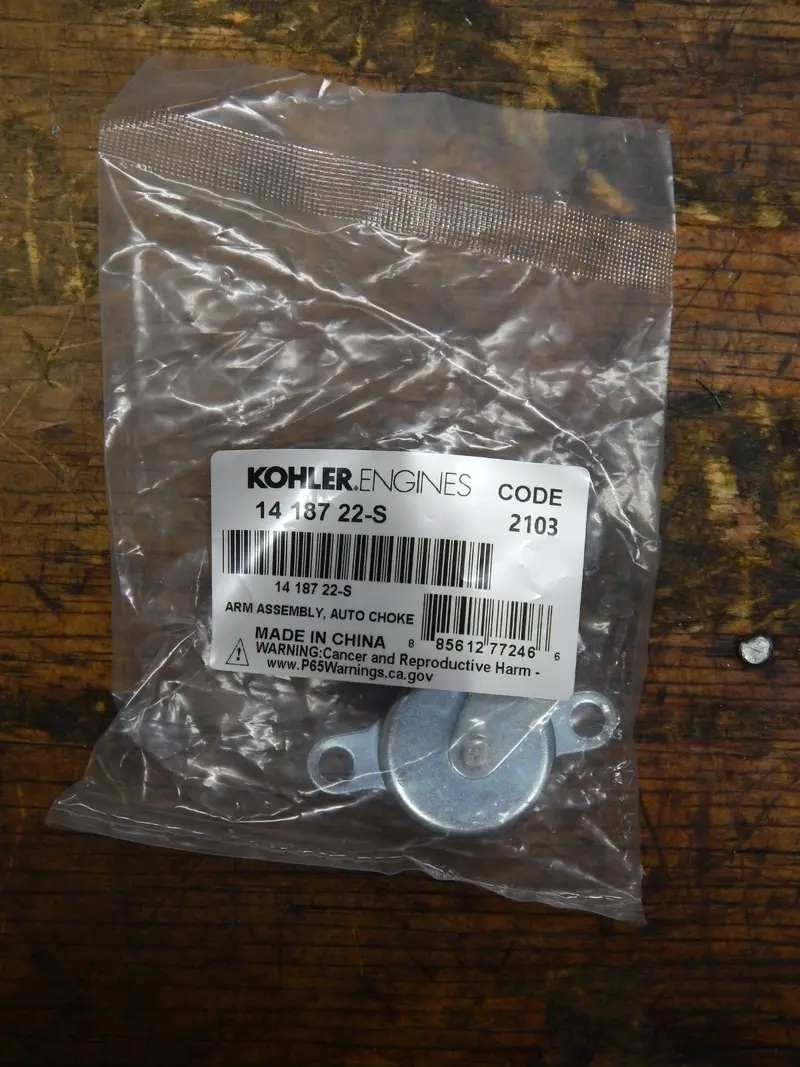 Kohler Auto Choke Assembly Arm – Factory-Engineered Component (14 187 22-S) 1