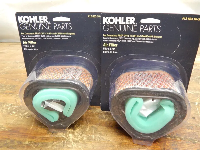 Kohler Command Pro Cv Series Air Filter – 2-Pack For Cv11–Cv16 Engines (Part 12 883 10-S1) 1