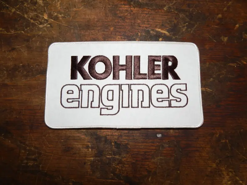 Kohler Engines Brand Patch - Embroidered Logo Decal For Gear Or Apparel 1