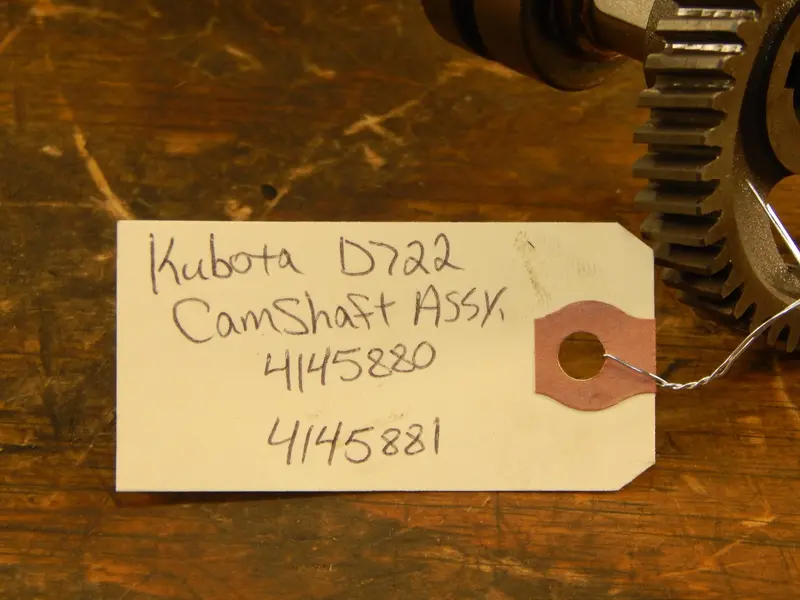 Kubota D722 Camshaft Assembly — Includes Parts #4145880 And #4145881 1