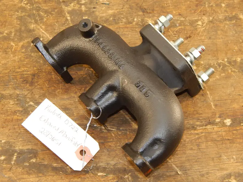 Kubota Exhaust Manifold Compatible With D722, D782, Df752 & Wg750 (P/N 19462-12312) 1