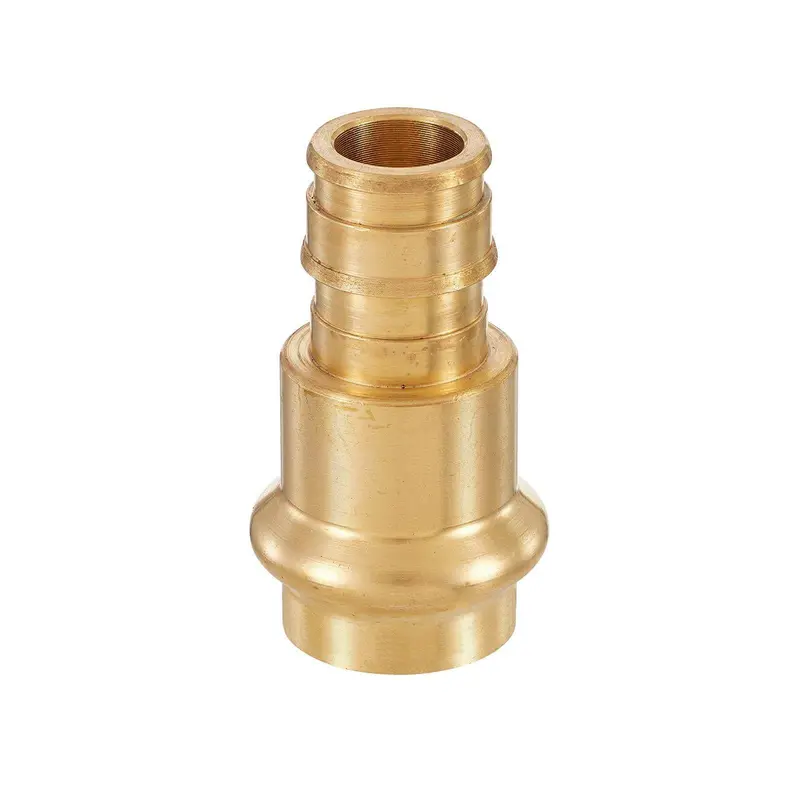 Lead-Free 1-1/4-Inch Press-Fit To Pex-A Expansion Brass Adapter 1