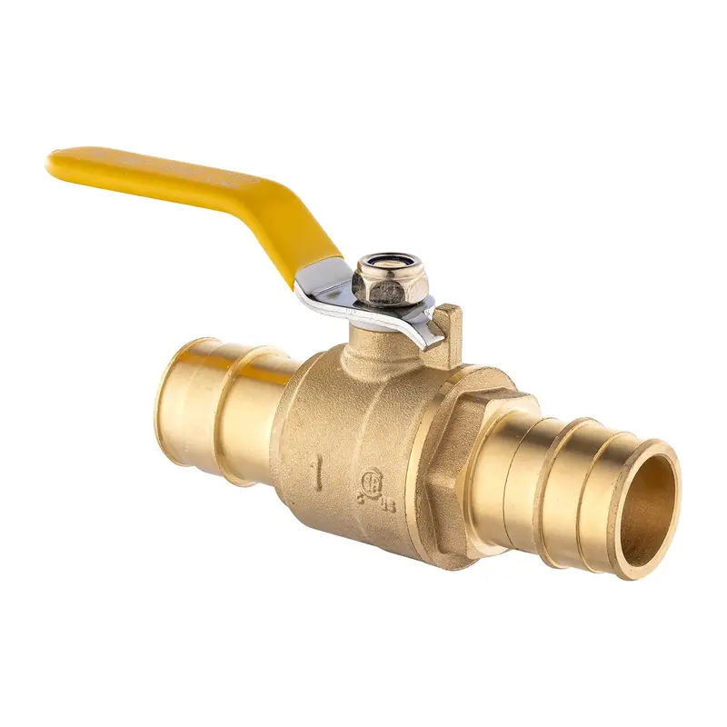 Lead-Free 1-Inch Yellow Pex Expansion Ball Valve 1