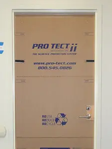 Light-Duty Door Shield — Fits Standard 3' And 2'8" Widths, 6'8" To 7' Heights 1