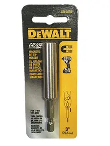 Magnetic Bit Holder — 3-Inch Dewalt Design For Quick Bit Access 1