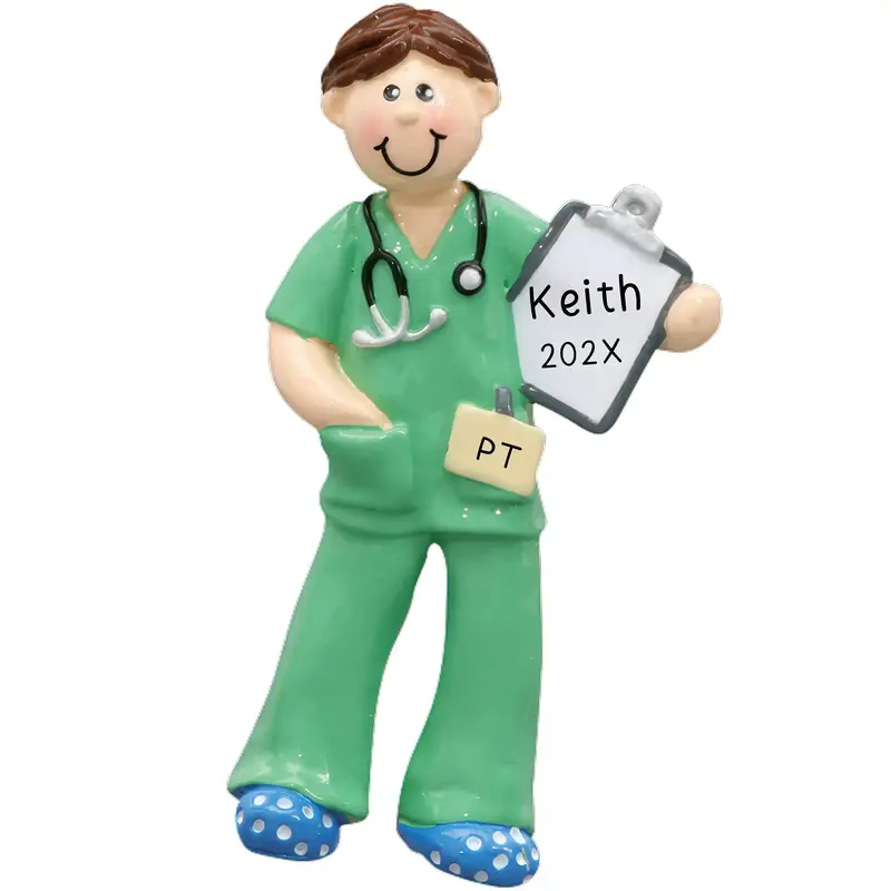 Male Physical Therapist Personalized Ornament 1