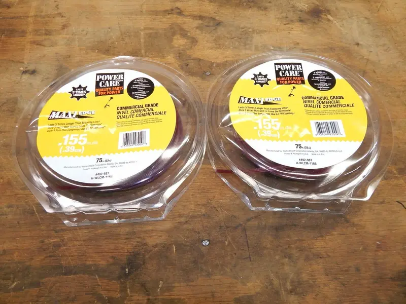 Maxi-Edge .155" Trimmer Line – 75-Foot Roll (2-Pack) – Fresh From Packaging 1