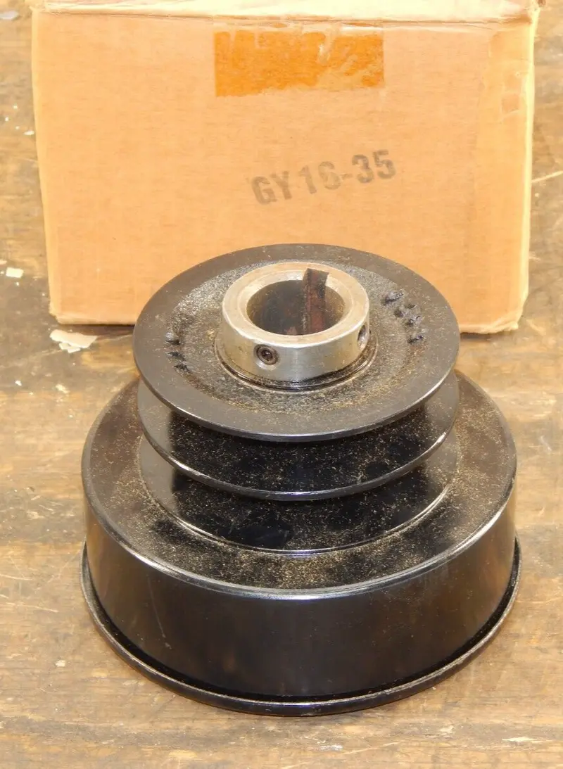 Mercury Gy16-35 Dual Belt Clutch – 1" Bore Heavy-Duty Design 1