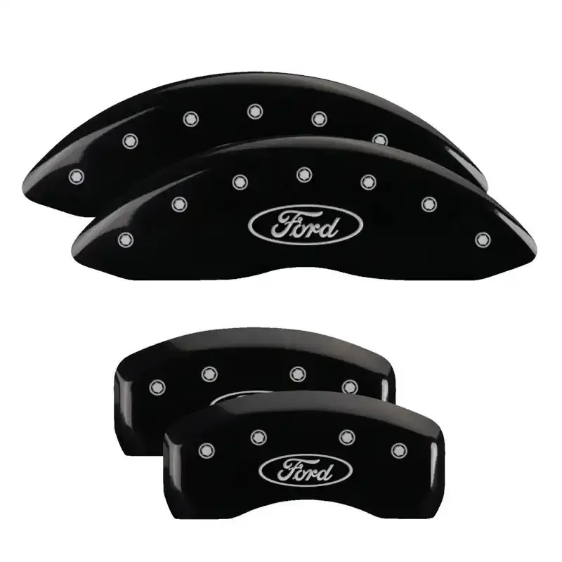 Mgp Engraved 4-Piston Caliper Covers – Tiffany Snake Yellow Finish For 2005 Ford Mustang 1
