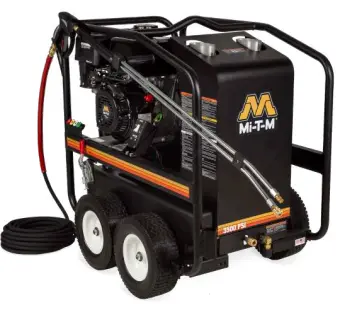 Mi-T-M Dhs Portable Gasoline Hot Water Pressure Washer – 4000 Psi, 3.3 Gpm, Ar Pump Model Dh-4004-Sp3K6A 1