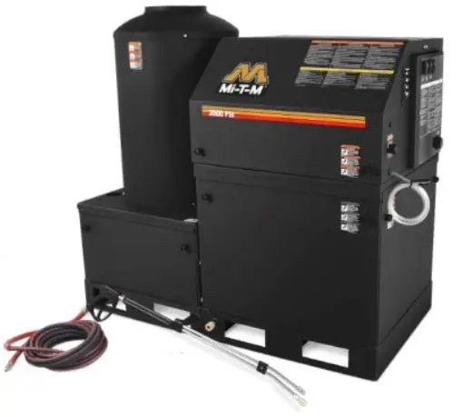 Mi-T-M Heg Belt-Drive Hot Water Pressure Washer – 4.7 Gpm @ 1800 Psi (Model Heg-1805-0E9G) 1
