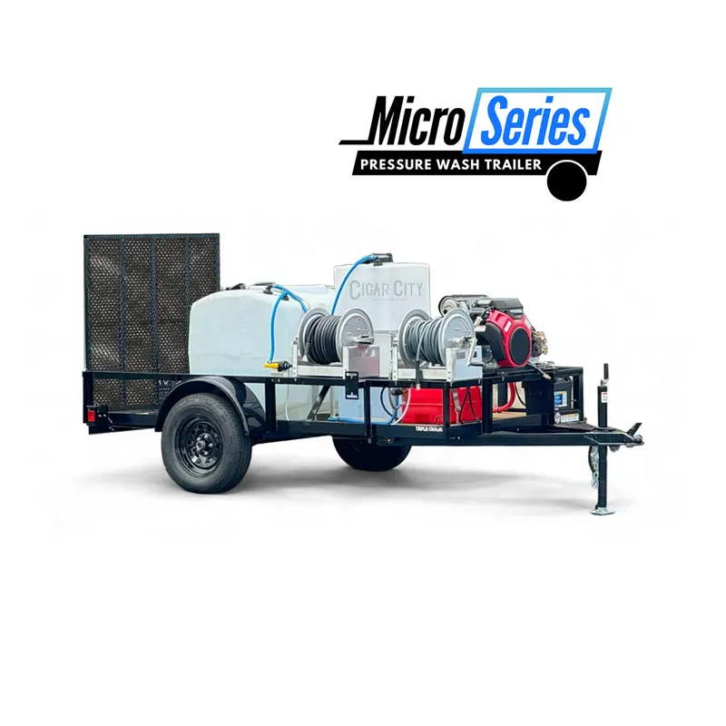 Micro Series Downstream Injection Trailer – 5X10 Mobile Cleaning Unit 1