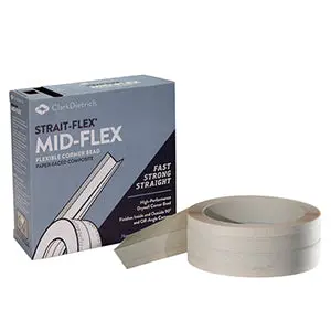Mid-Flex 300 Drywall Corner Bead – 100-Foot Flexible Reinforcement 1