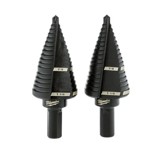 Milwaukee #9 Step Drill Bit Set – 7/8" & 1-1/8", 2-Piece 1