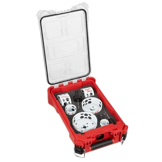 Milwaukee Hole Dozer 10-Piece Bi-Metal Hole Saw Kit With Packout Organizer 1