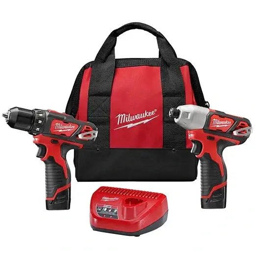Milwaukee M12 Drill And Impact Driver Combo Kit 1